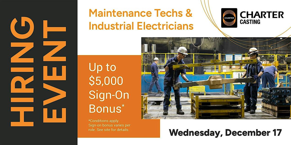 Charter Casting Hiring Event, 17 December | Event in Shawano | AllEvents