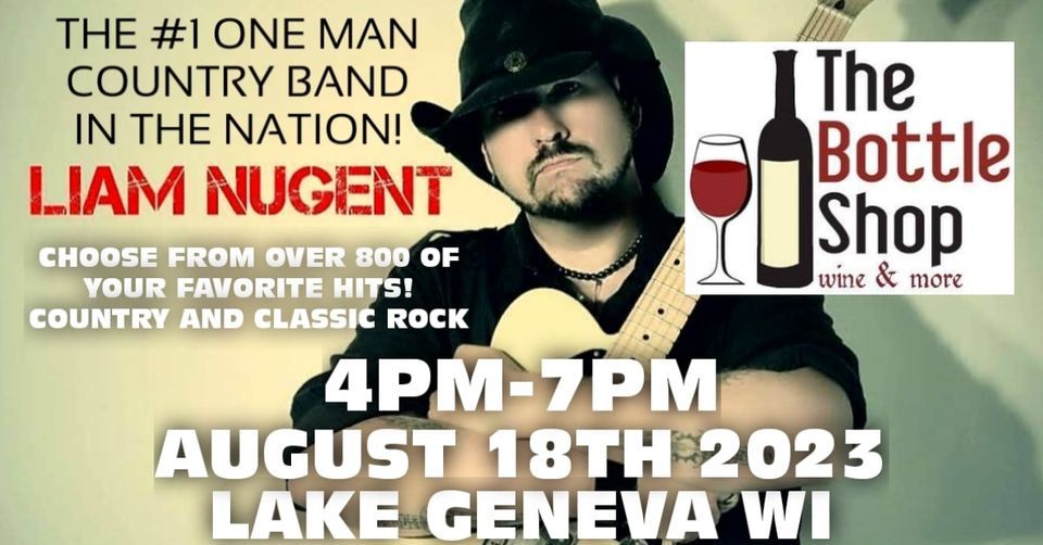 The 1 one man Country Music band in the nation!, The Bottle Shop