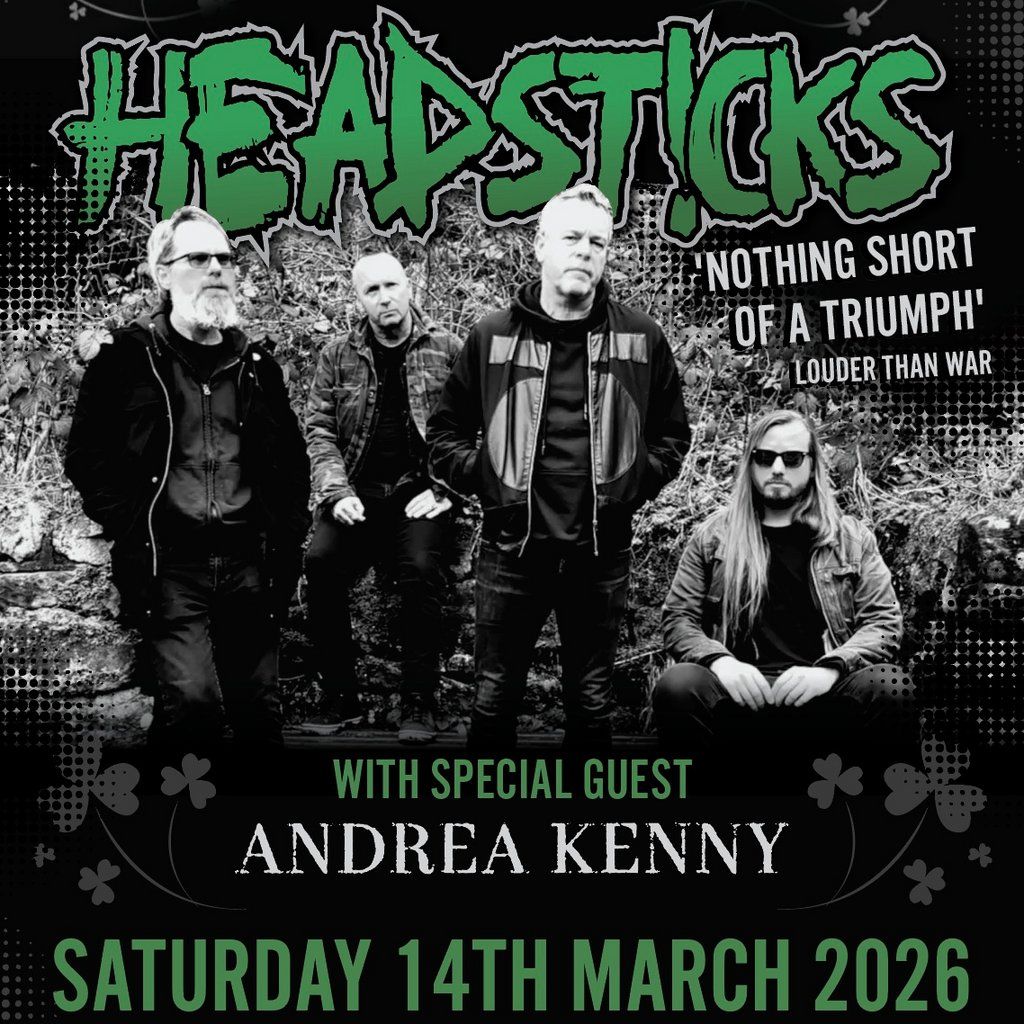Headsticks + Very special guest Andrea Kenny, 14 March | Event in Leicester | AllEvents