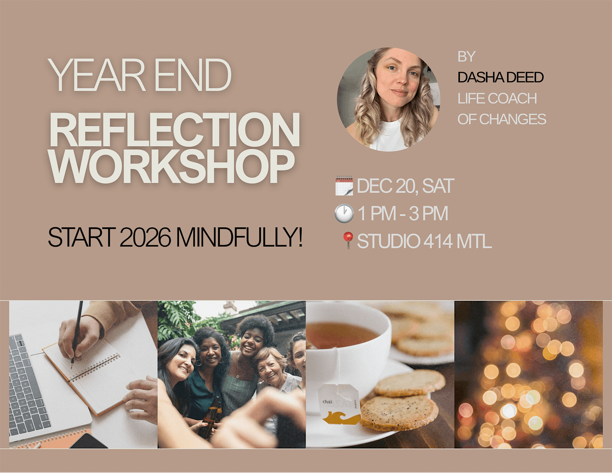 Year-End Reflection: Set Your 2026 Priorities, 20 December | Event in Montreal | AllEvents