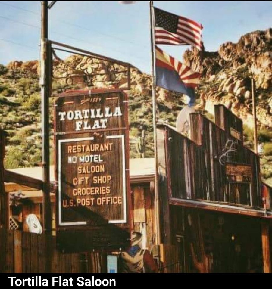 Motorcycle Morning Ride to Tortilla Flats Az., Shell, Surprise, January