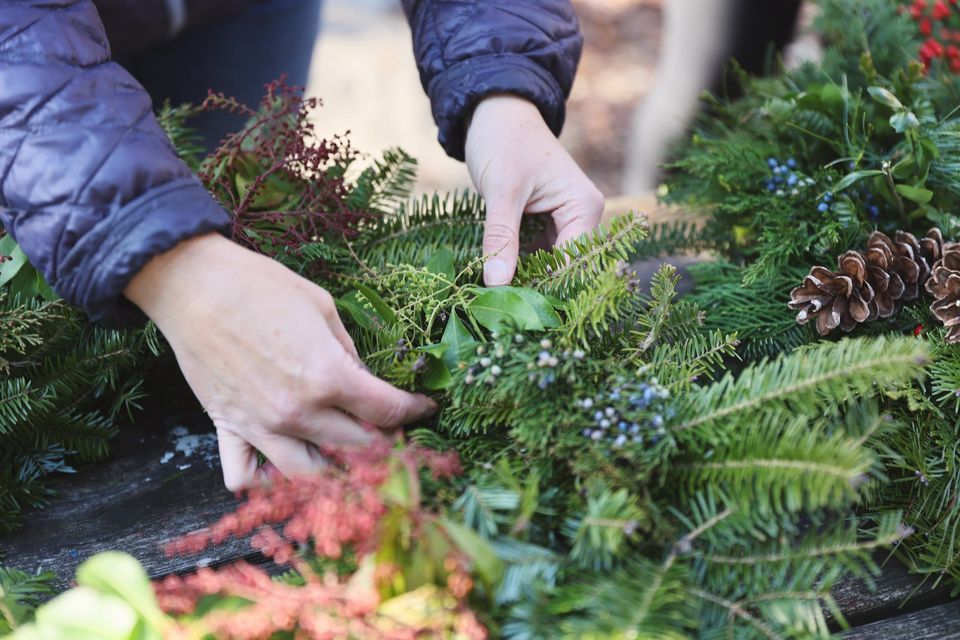 Holiday Wreath Evergreen Workshops Denison Pequotsepos Nature Center holiday-wreath-evergreen-workshops-denison-pequotsepos-nature-center
