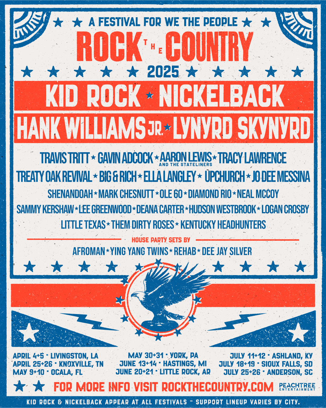 2025 Rock The Country York - Saturday at York Expo Center - Utz Arena, 31 May | Event in York | AllEvents