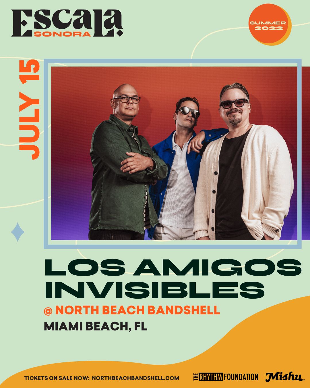 Los Amigos Invisibles at Miami Beach Bandshell, 26 September | Event in Miami Beach | AllEvents