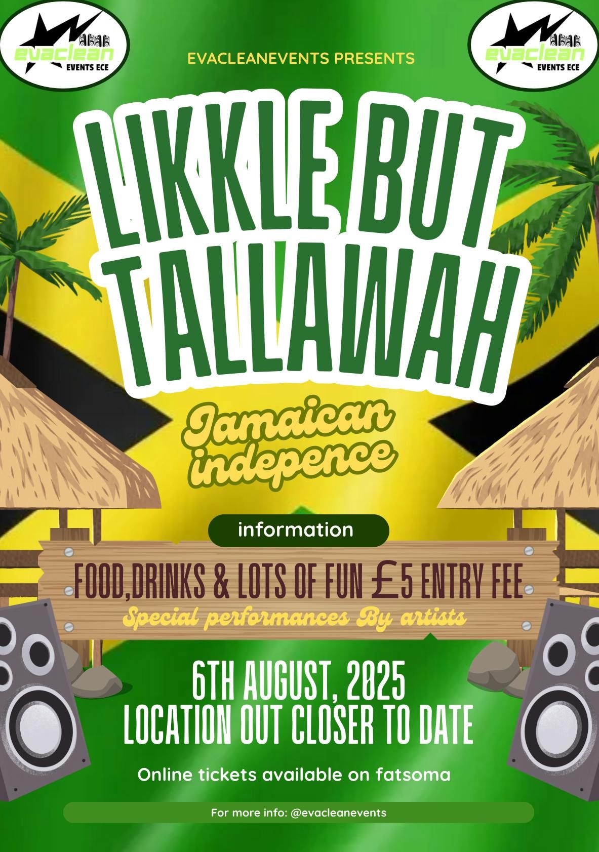 Likkle but talawah party- Jamaican Independence Day., 6 August | Event in London | AllEvents