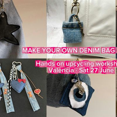 Upcycled Denim Bag Charm Workshop