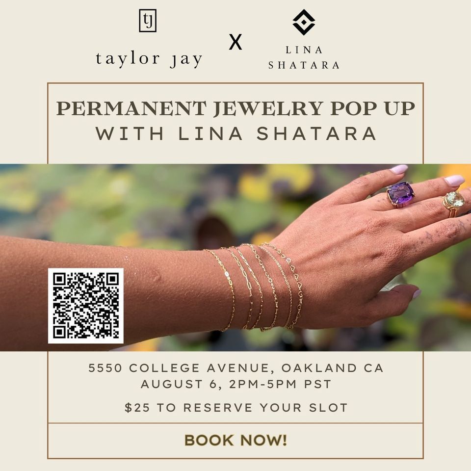 Permanent Jewelry Popup, 5550 College Ave, Oakland, CA 946181539