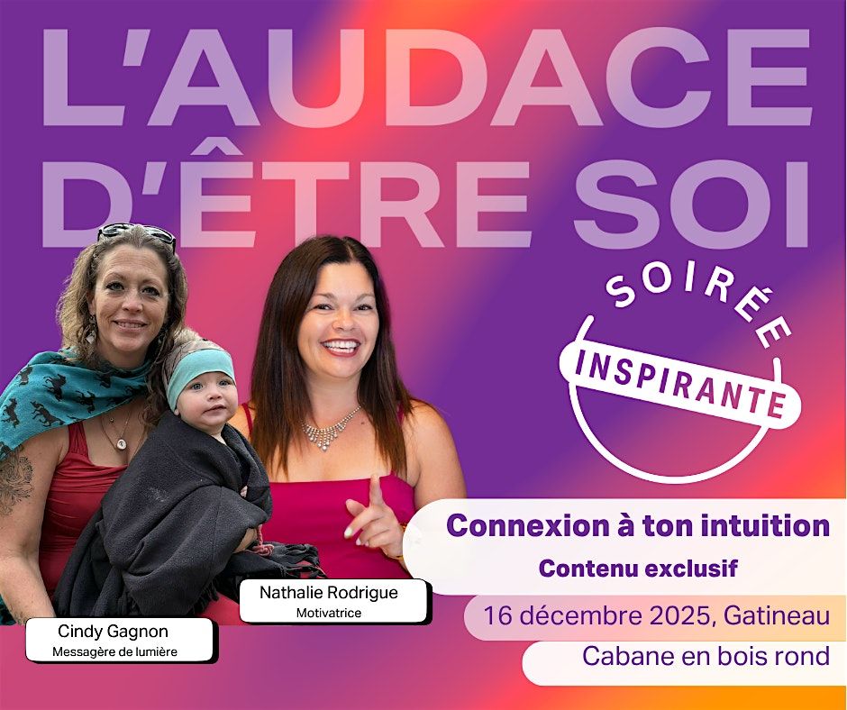 Soirée inspirante : Connexion à ton intuition, 16 December | Event in Gatineau | AllEvents