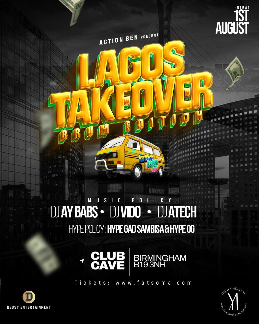 Lagos Takeover Birmingham Edition , 1 August | Event in Birmingham | AllEvents