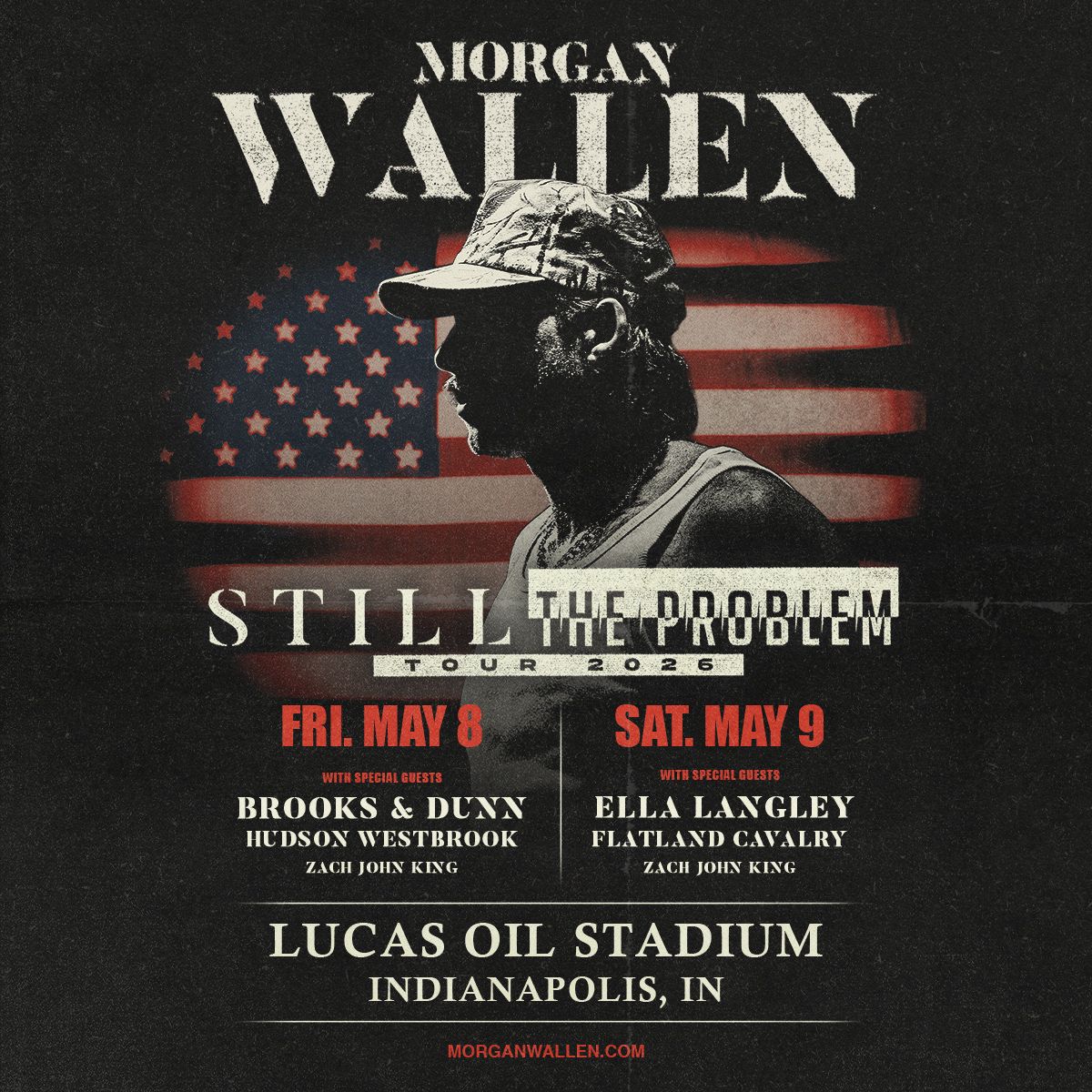 Morgan Wallen  Ella Langley  Flatland Cavalry  & Zach John King, 8 May | Event in Indianapolis | AllEvents