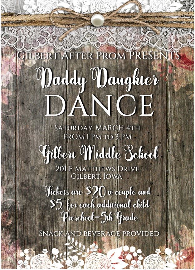 Gilbert After Prom Daddy Daughter Dance, Gilbert Middle School, 4 March