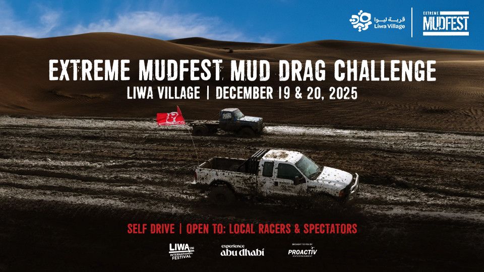 Self Drive Extreme Mudfest 2025 | Liwa, Abu Dhabi, 20 December | Event in Abu Dhabi | AllEvents