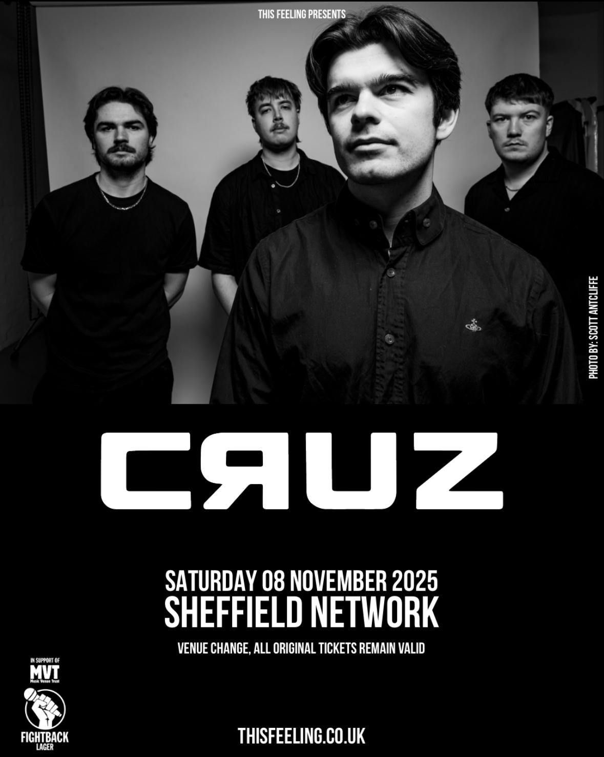 Cruz | Network, 8 November | Event in Sheffield | AllEvents