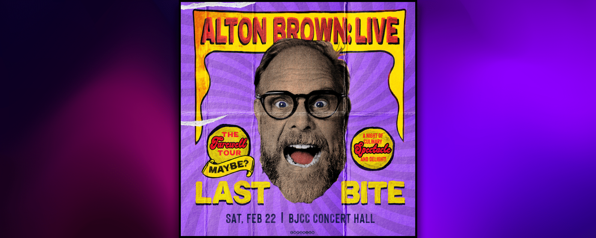 Alton Brown at Orpheum Theatre - Memphis, 3 May | Event in Memphis | AllEvents