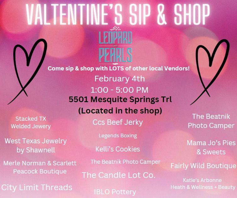 Valentines Sip & Shop, 5501 Mesquite Springs Trl, Amarillo, TX 79119