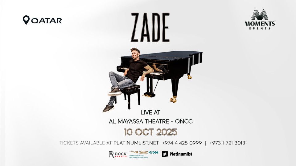 Zade Dirani Live At Al Mayassa Theatre, QNCC, 10 October | Event in Al-Rayyan | AllEvents