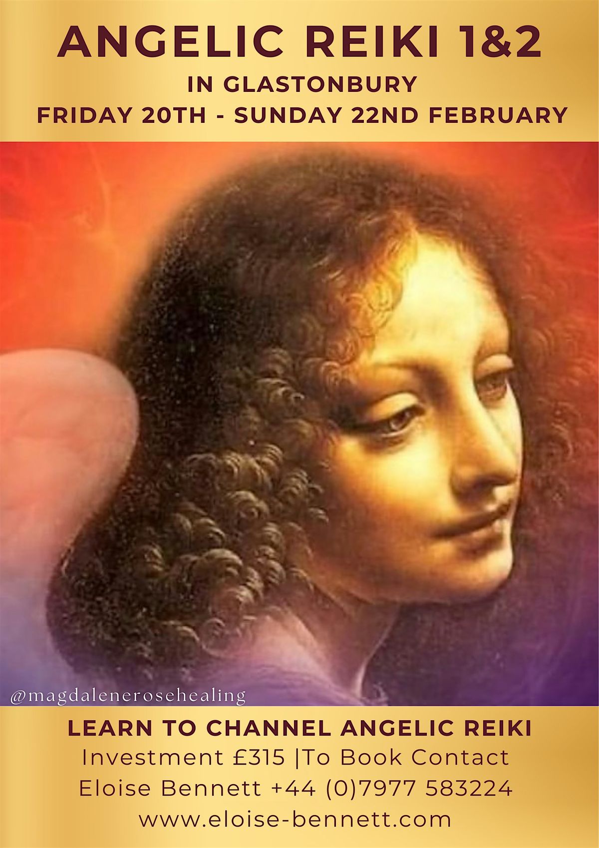 Angelic Reiki  1&2 in Glastonbury