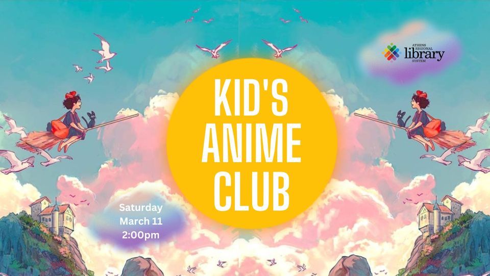 Kids Anime Club, Athens-Clarke County Library, March 11 2023 Kids Anime Club, Athens-Clarke County Library, March 11 2023