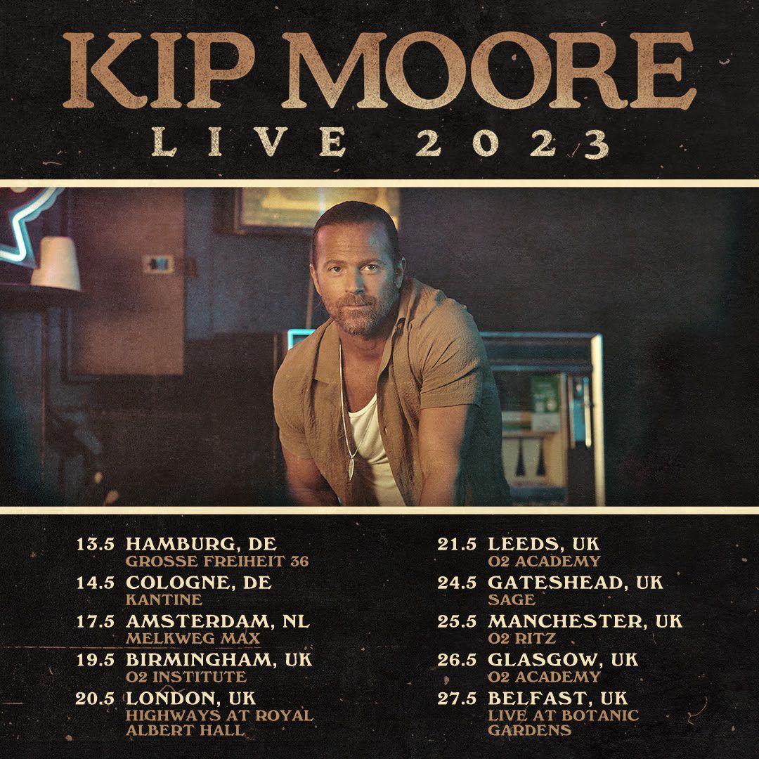 Kip Moore London Tickets, 7 June | Event in London | AllEvents