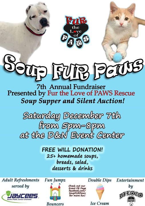 7th Annual Soup Fur Paws Fundraiser For Fur The Love Of Paws At D N Event Center North Platte