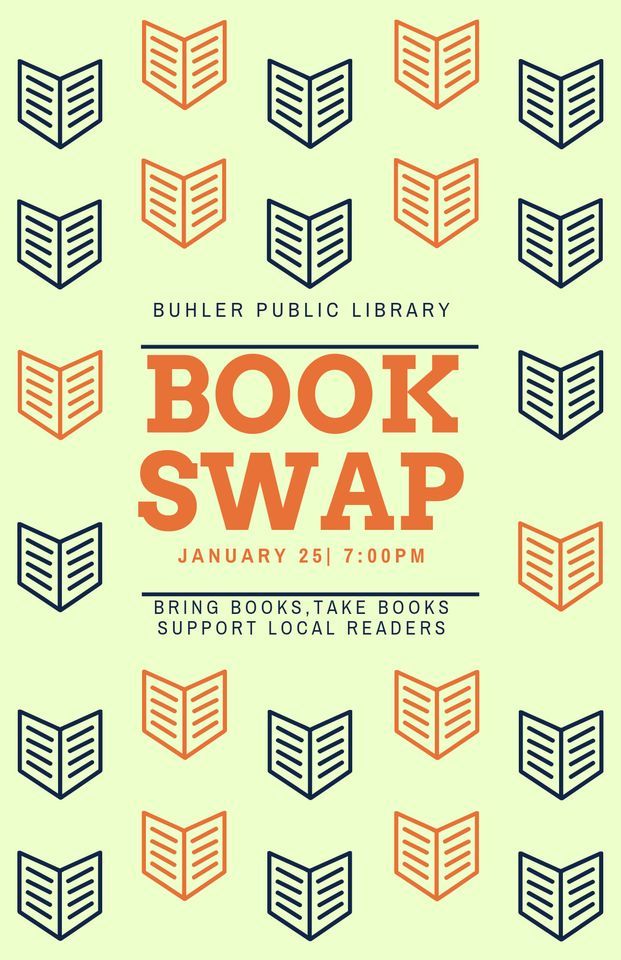 Book Swap, Buhler Public Library, January 25 2024 AllEvents.in