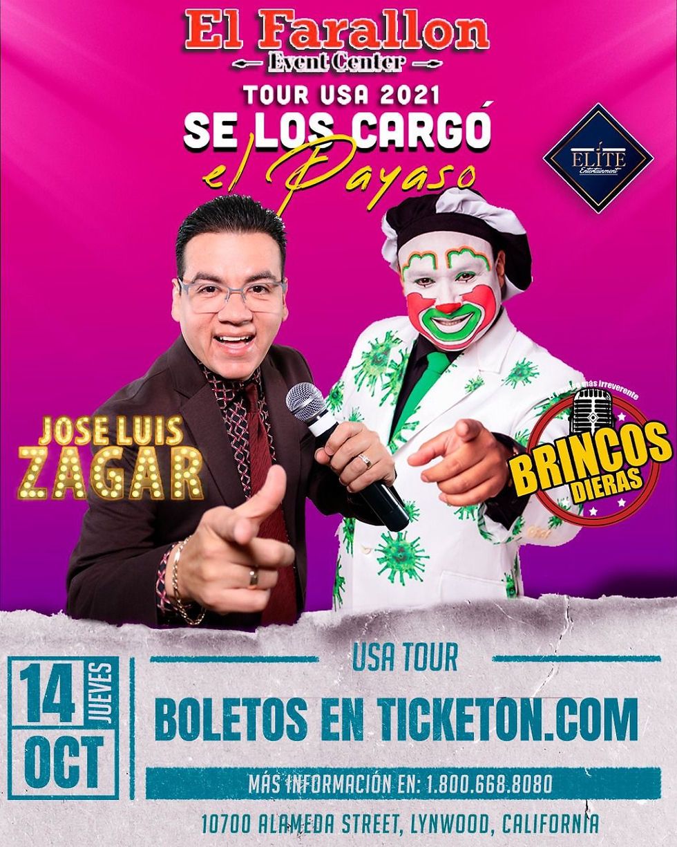 Jose Luis Zagar at Fox Performing Arts Center, 14 September | Event in Riverside | AllEvents