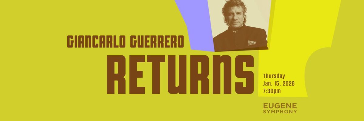 Eugene Symphony: Giancarlo Guerrero Returns, 16 January | Event in Eugene | AllEvents