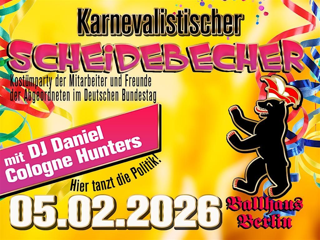 Karnevalistischer Scheidebecher, 5 February | Event in Berlin | AllEvents