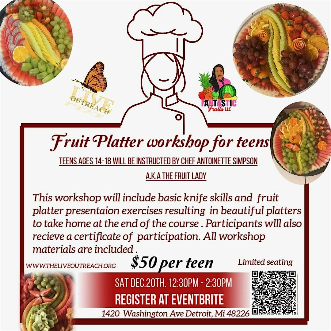 Fruit Platter making workshop with Fantastic Fruit owner Antoinette Simspon, 20 December | Event in Detroit