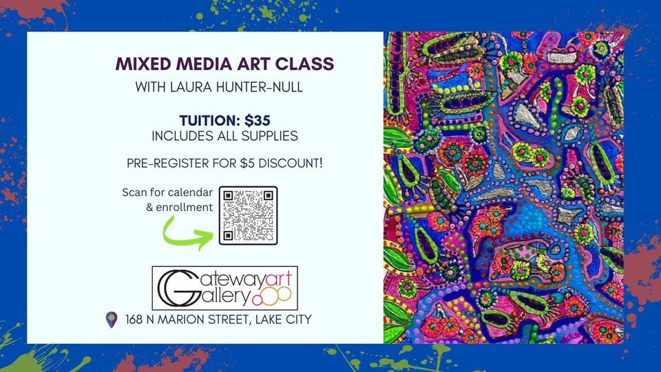 Mixed Media Art Class, Gateway Art Gallery Art League of North FL