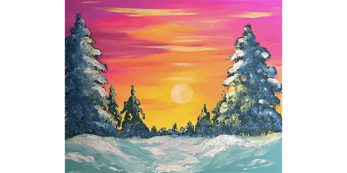 First Snow - Paint and Sip in San Francisco | Classpop!™, 18 December | Event in Danville | AllEvents