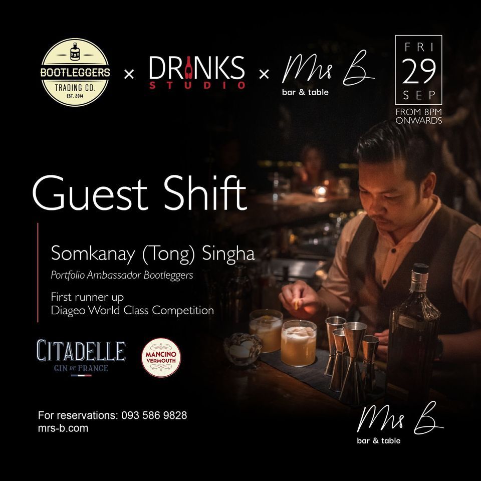 Bootleggers x Drinks Studio Guest Shift, Mrs B Bar & Table, Rawai, 29