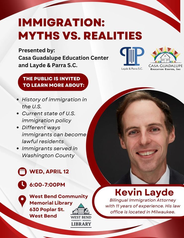 Immigration Myths Vs Realities West Bend Location West Bend Immigration Myths Vs Realities West Bend Location West Bend