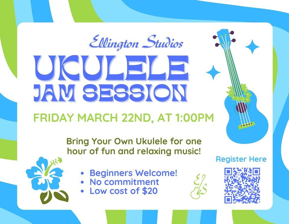 Ukulele Jam Session, 51 South Raleigh Street, Angier, NC, 22 March 2024