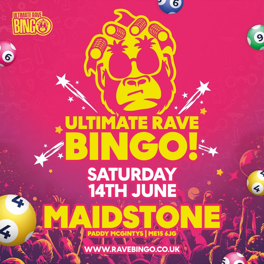 Ultimate Rave Bingo // Maidstone // Saturday 14th June, 14 June | Event in Maidstone | AllEvents