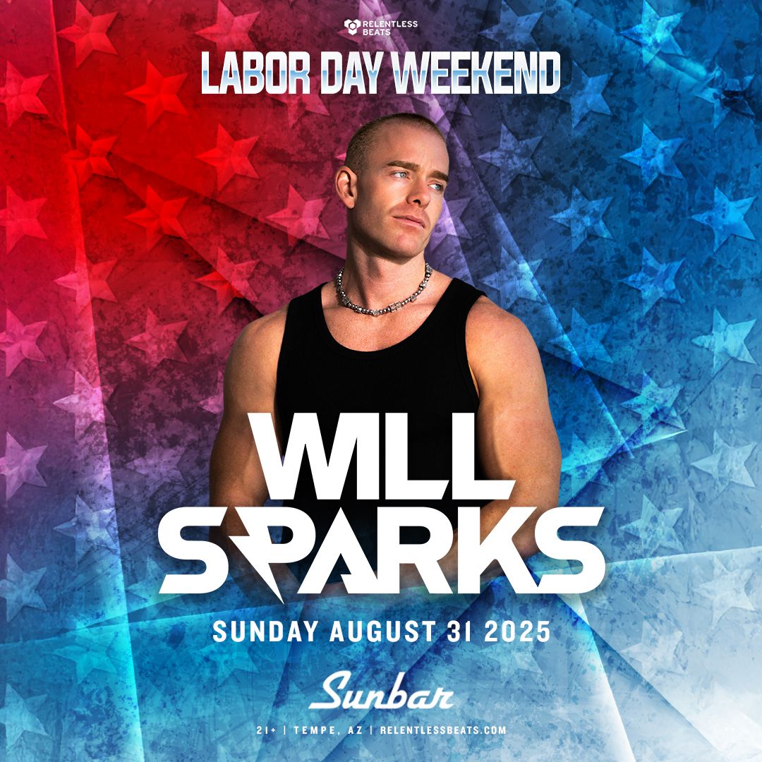 Will Sparks at Sunbar Tempe, 31 August | Event in Tempe | AllEvents