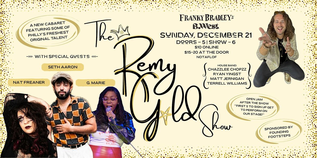 The Remy Gold Show, 21 December | Event in Philadelphia | AllEvents