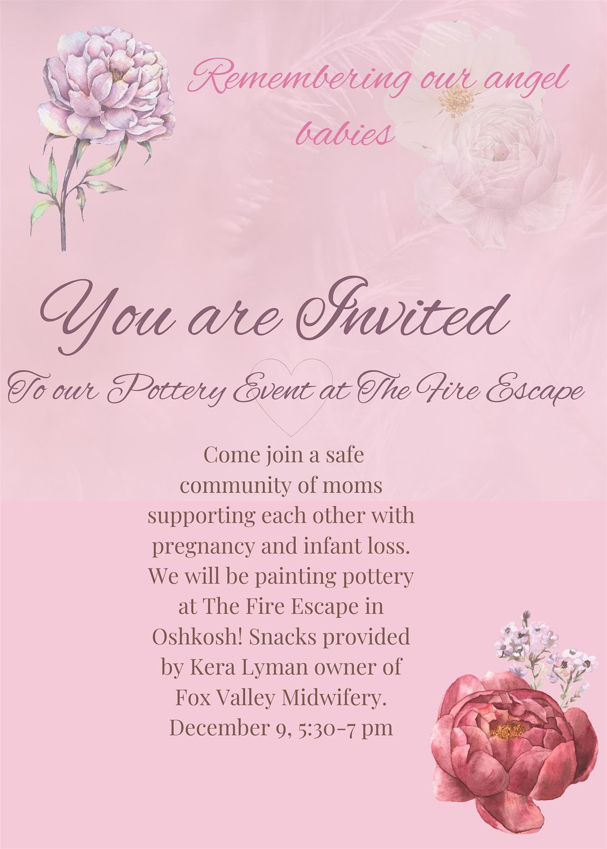 Paint at the Fire Escape, 9 December | Event in Oshkosh | AllEvents