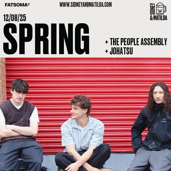 Spring + The People Assembly + Johatsu , 12 August | Event in Sheffield | AllEvents