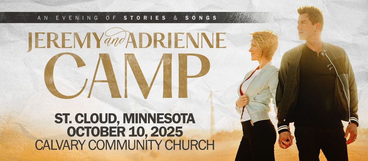 An Evening of Stories and Songs with Jeremy Camp & Adrienne Camp, 9 October | Event in Saint Cloud | AllEvents