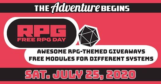 Free Rpg Day 2020 The Adventure Begins Comics Games And More Conroe 25 July