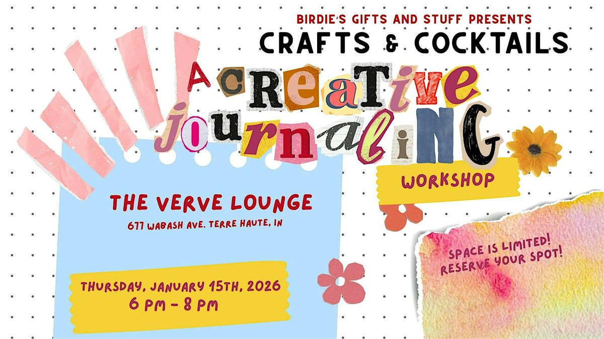 Craft + Cocktails: Creative Journaling