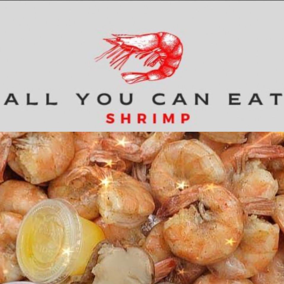AYCE Steamed Shrimp, Fries, & Hush Puppies Every Thursday, Lashbaugh's