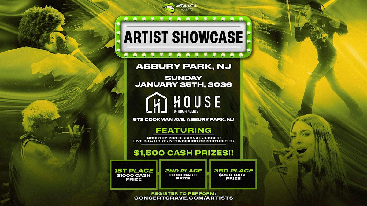 Concert Crave Artist Showcase! - Asbury Park, NJ, 25 January | Event in Asbury Park | AllEvents