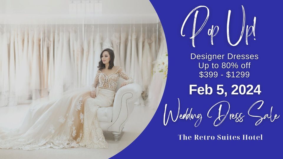 Chatham Pop Up Wedding Dress Sale, The Retro Suites Hotel, Chatham