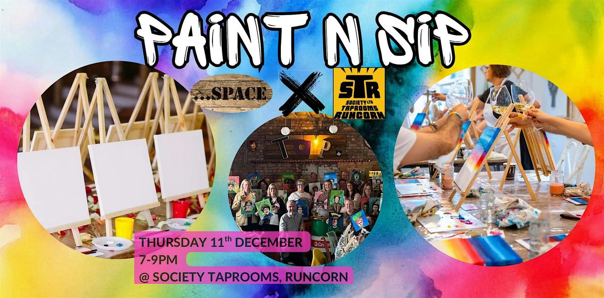 Christmas Paint ‘n’ Sip Night at Society, Runcorn | Event in Runcorn | AllEvents