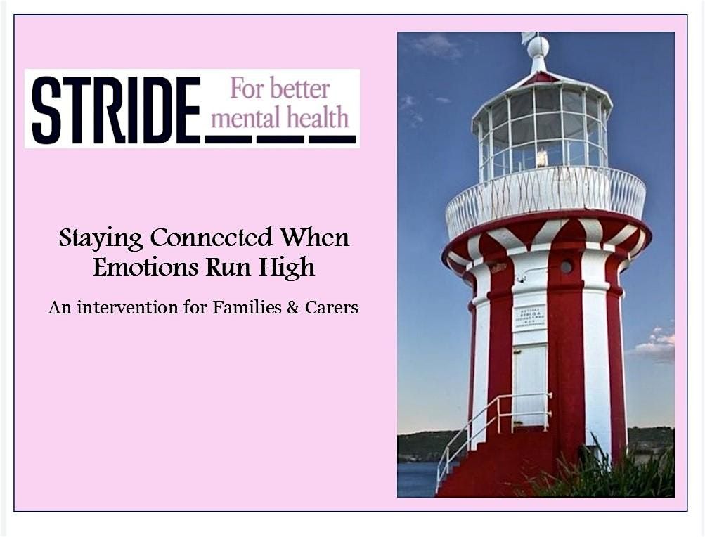 Staying Connected When Emotions Run High - Port Kembla, 10 February | Event in Primbee | AllEvents