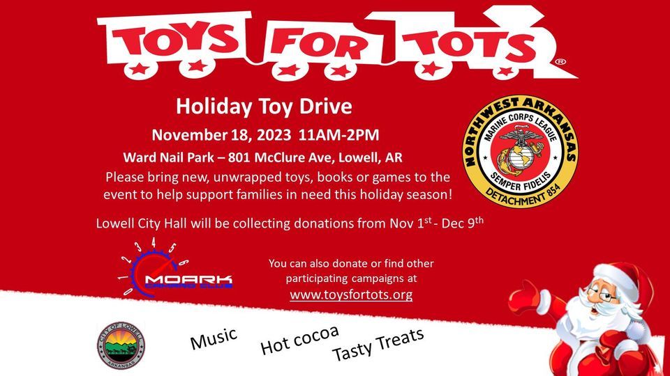 Toys for Tots Toy Drive , Ward Nail Park, Lowell, November 18 2025