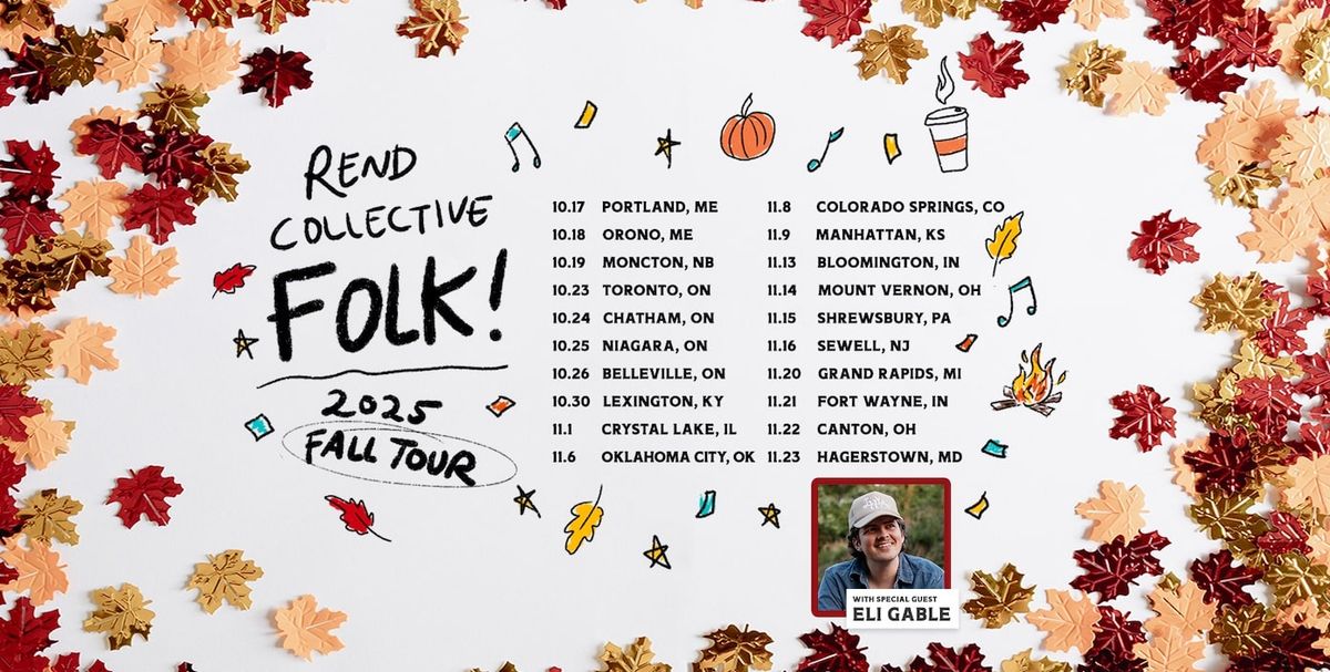 Rend Collective, 23 November | Event in Canton | AllEvents