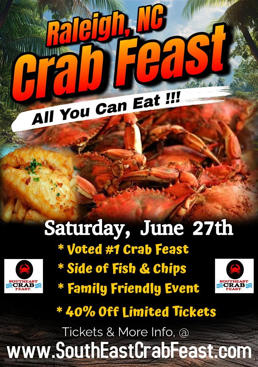 Southeast Crab Feast - Raleigh, NC, Lake Wheeler Park, Raleigh, 27 June ...